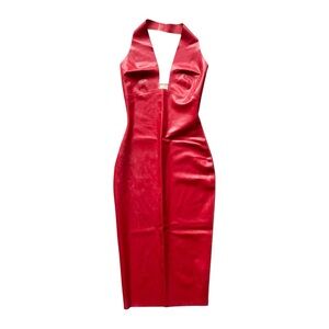 Red Latex Dress by William Wilde Latex